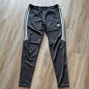 Adidas Grey Tiro 17 Training Pants Size Small
